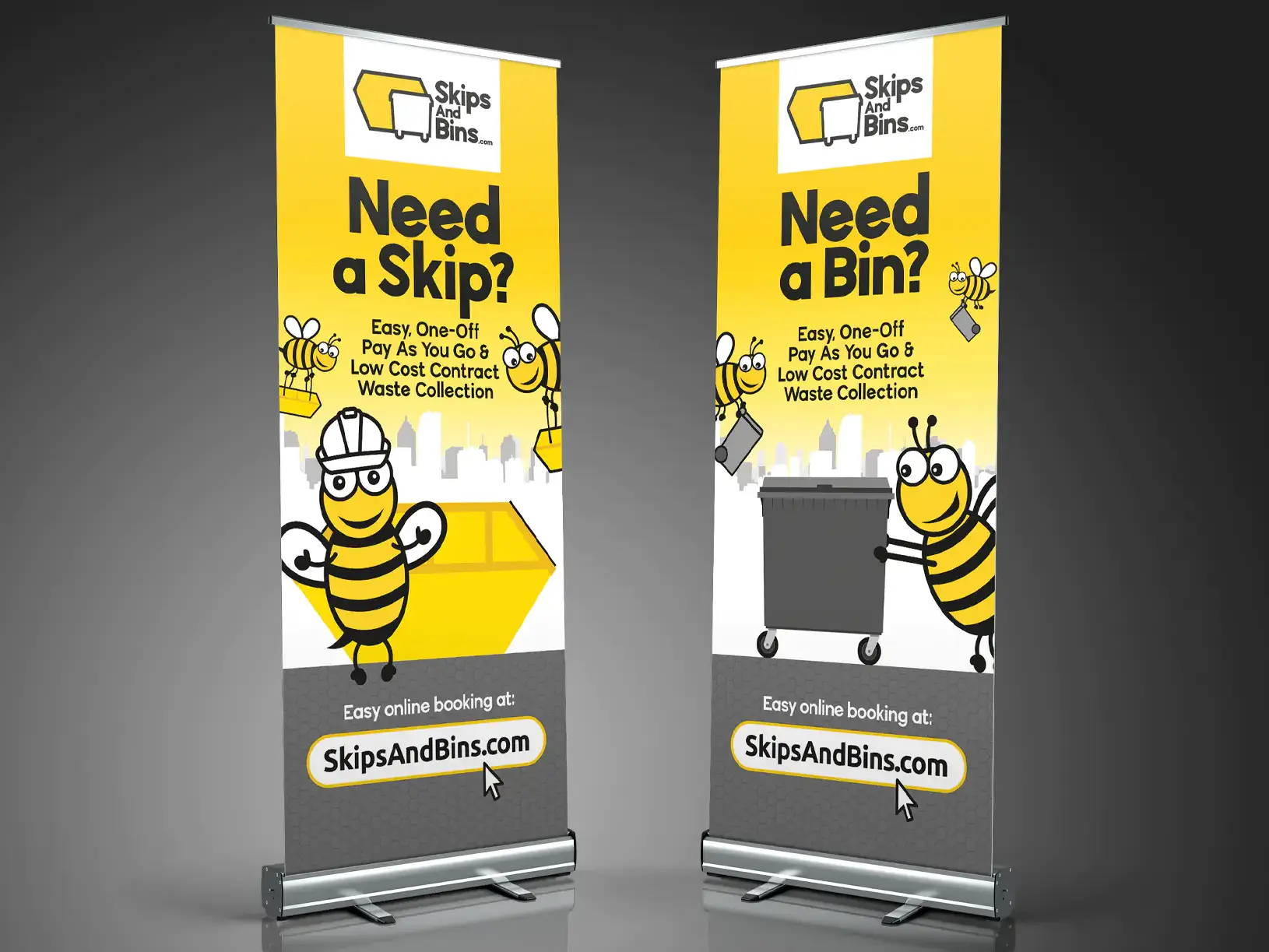 2024 Skips And Bins Roller Banners 001