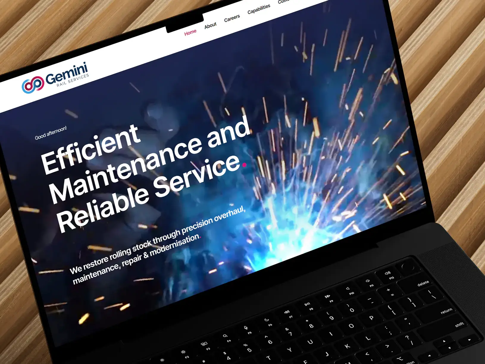 2025 Gemini Rail Services Website Development 01