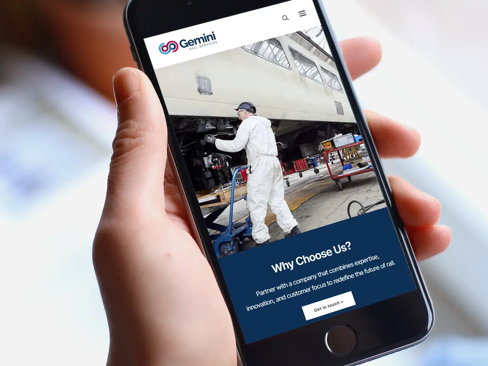 2025 Gemini Rail Services Website Development 07