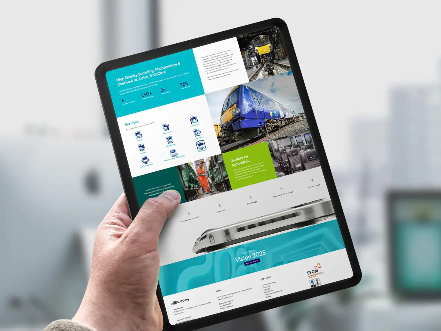 Arriva Traincare New Website 02