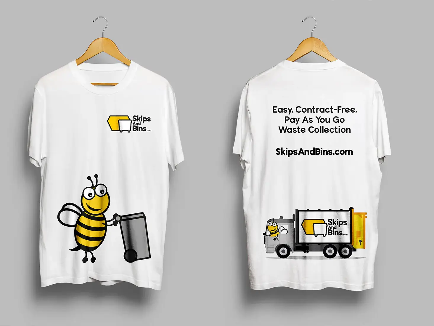 Skips And Bins Tshirt Mockups 01